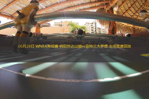06月28日 WNBA常規賽 明尼蘇達山貓vs亞特蘭大夢想 全場錄像回放
